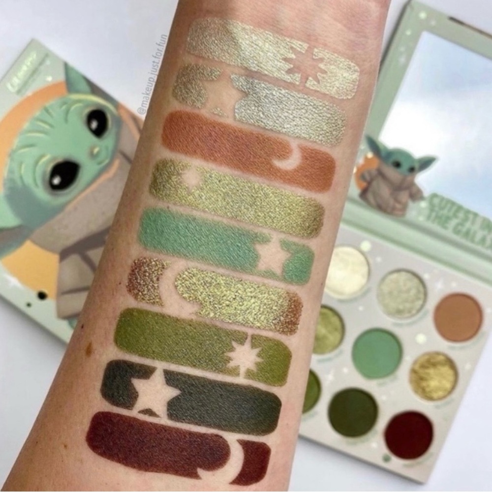 ColourPop Baby Yoda (Grogu) Eyeshadow Palette